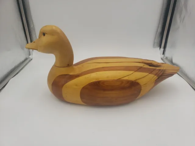 Vintage Duck  Decoy Wooden Hand Carved