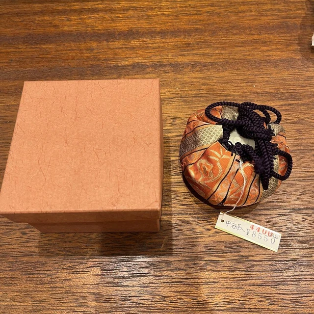 Tea Caddy Chaire Pottery Container Canister Japan U-0493