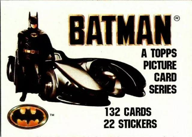 1989 Topps Batman Movie Cards - PICK CHOOSE YOUR CARDS