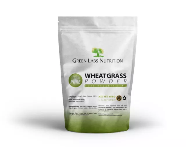 WHEATGRASS Powder Pure Organic Natural SUPERFOOD