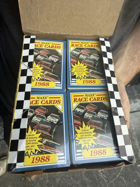 1988 maxx race cards first annual edition 1988-1992 5th Anniversary Pack Get 14 cards per pack featuring all your favorite 1992 NASCAR stars 1988 MAXX Race Cards PSA