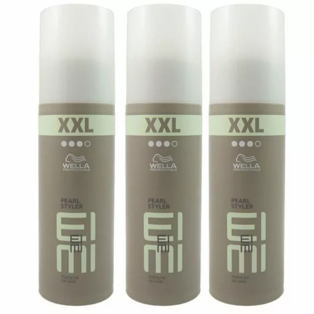 Wella EIMI Pearl Styler 3 x 150 ml XXL Styling Gel Set Sondergröße