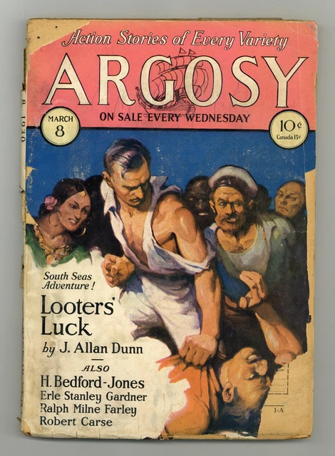 Argosy Part 4: Argosy Weekly Mar 8 1930 GD 2.0