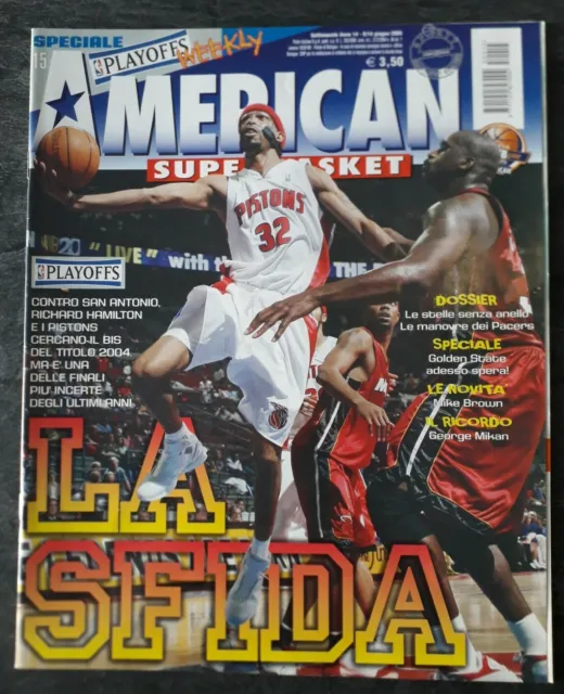 AMERICAN SUPERBASKET Weekly - anno 2005 n. 15 + Poster TYSON CHANDLER BULLS NBA
