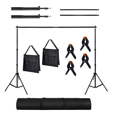 AgfaPhoto Neewer Completo Fotografia Kit Illuminazione 2.6x3m Sfondo Supporto Sistema 