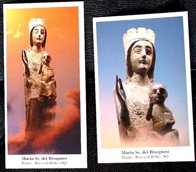 DUE SANTINI MADONNA DEI BISOGNOSI venerata a ROCCA DI BOTTE e PERETO