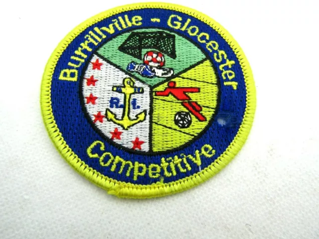 Vintage Burrillville-Glocester Youth Soccer Club Patch Burillville RI Scarce