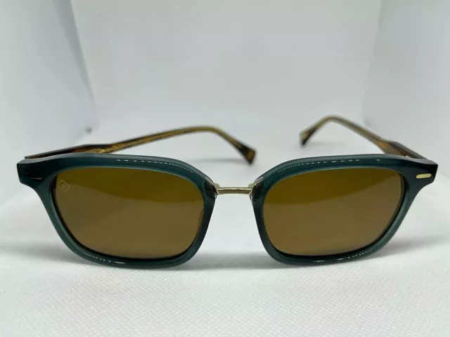 Raen Bastien Cirus Vibrant Brown Polarized Size 53mm Sunglasses New