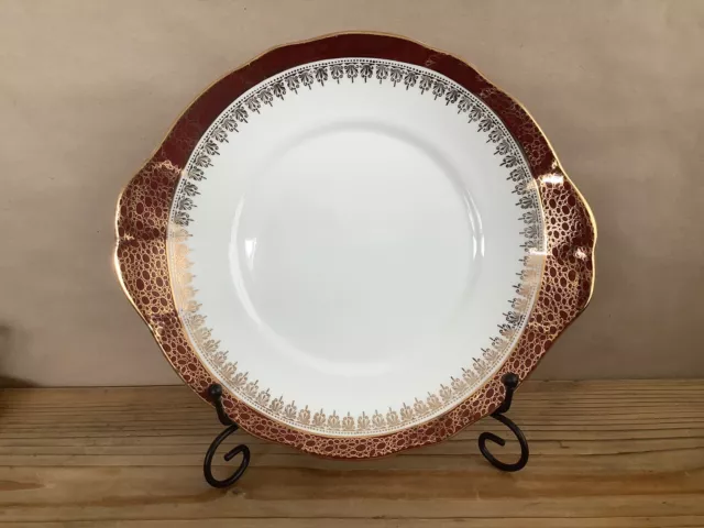 Duchess Bone China - Winchester (Burgundy) - Cake / Bread & Butter Plate