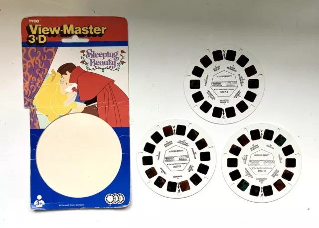 DISNEY'S THE FOX and the Hound. 3 x Vintage Viewmaster Reels