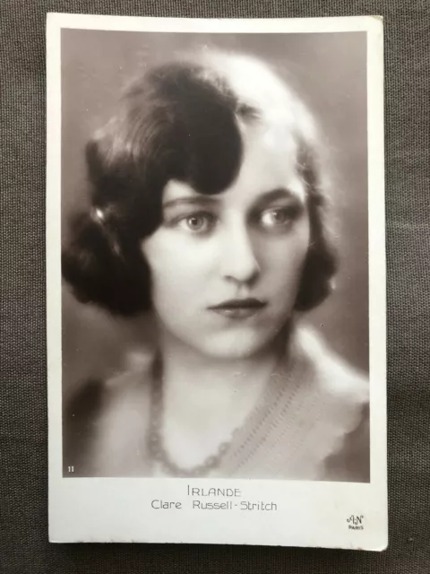 Miss Ireland Clare Russel-Stritch Postcard - Miss Europe 1929 Contest