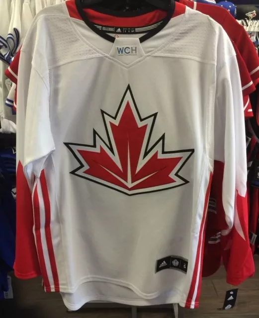 2016 World Cup of Hockey Team Canada Adidas Jersey Replica Size Small White
