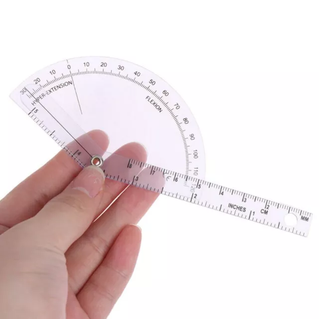 Medical Professional Angle Ruler Protractor Spinal Ruler Finger Goniometer