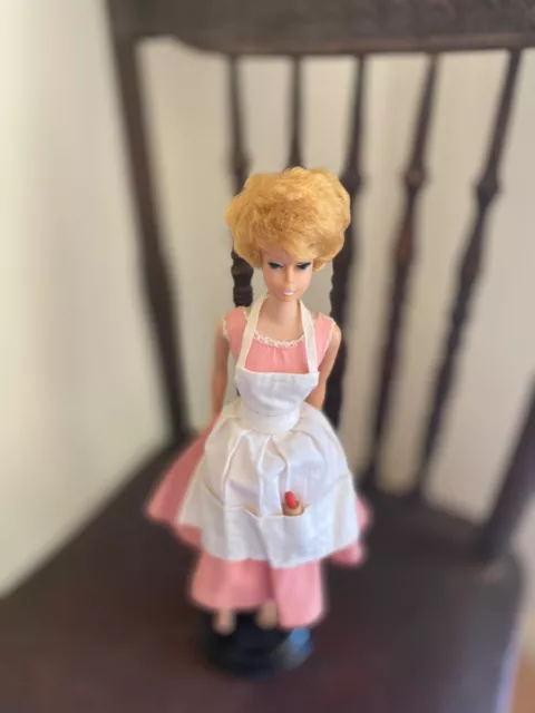 1963 Platinum Bubble Cut Barbie Doll