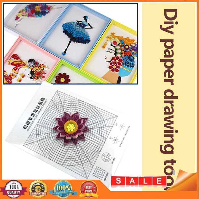 Release Drawing Locating Paper Craft Quilled Setting for DIY Paper Handmade Tool