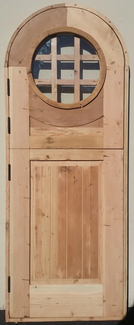 Rustic reclaimed DUTCH Doug Fir door glass window you choose dimension storybook 2