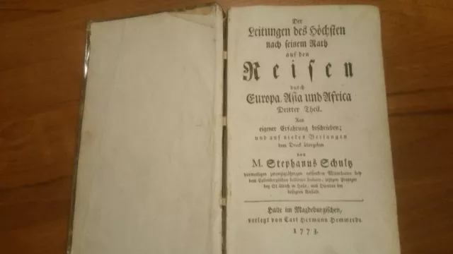 Reisen durch Europa Asia Africa dritter Theil Schulz 1773
