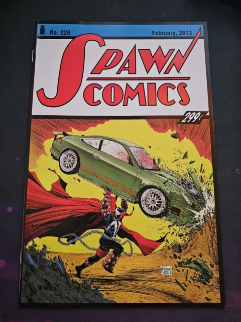 Spawn 228 Homage Cover Action Comics 1 Todd McFarlane Image NM