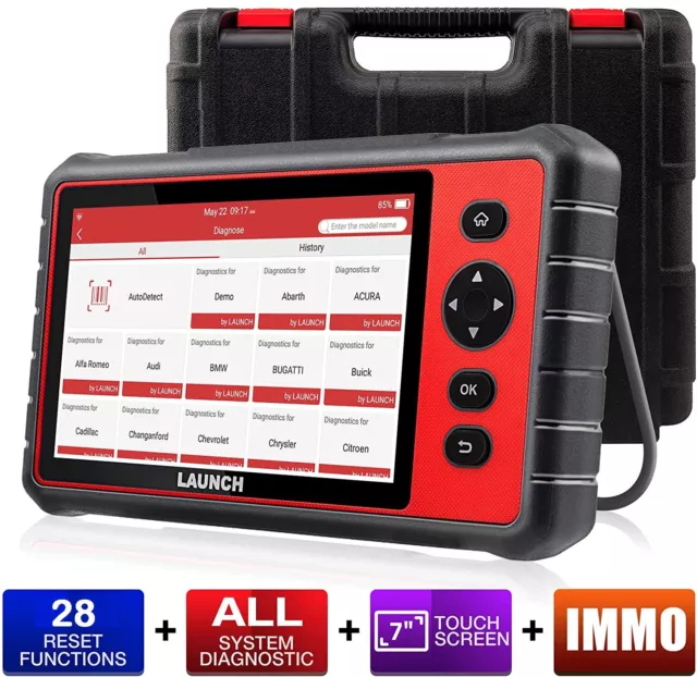 2024 LAUNCH X431 CRP909E Pro Full System Diagnostic Tool OBD2 Scanner Key Coding