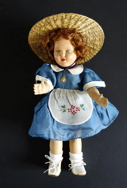 ANCIENNE PETITE POUPÉE tête biscuit modèle à définir- env 33cm EUR 25