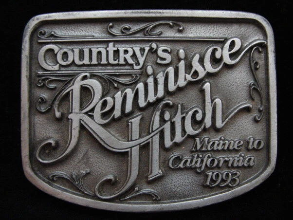 NH07137 Vintage 1993 PAYS Souvenir Hitch Maine Pour Californie Boucle