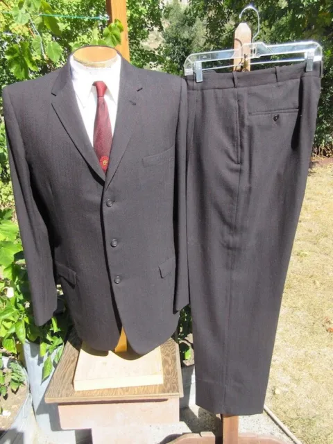 Iconic 3 Button Blues Brothers Suit 42L 33x32 - JACK FROST - Tailor Dated 1961