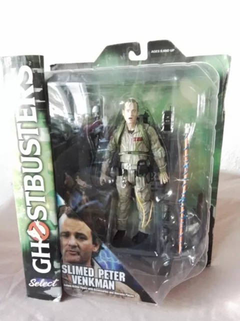 Select Ghostbusters Deluxe Action Figur,Slimed Peter Venkman with Accessoires