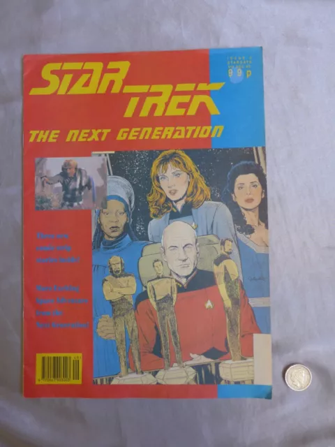 Rare vintage 1990s Star Trek The Next Generation TNG comic Issue 2 December 1992