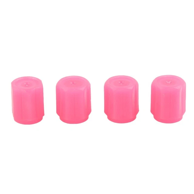 Coperchi Valvola Pneumatici Universali Coperchi Valvola 4pz ABS Scuro Luminoso Nuovo