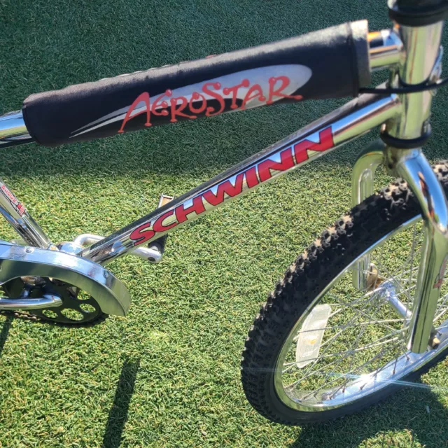 Vintage Schwinn Aerostar Block Rocket 100th anniversary BMX Bike Bicycle Chrome Vintage Schwinn Aerostar Block Rocket 100th anniversary BMX Bike Bicycle Chrome