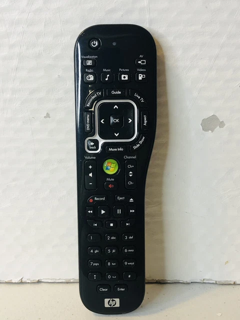HP TSGH-IR02 Touchsmart Windows PC Media Center Remote Control Tested Works