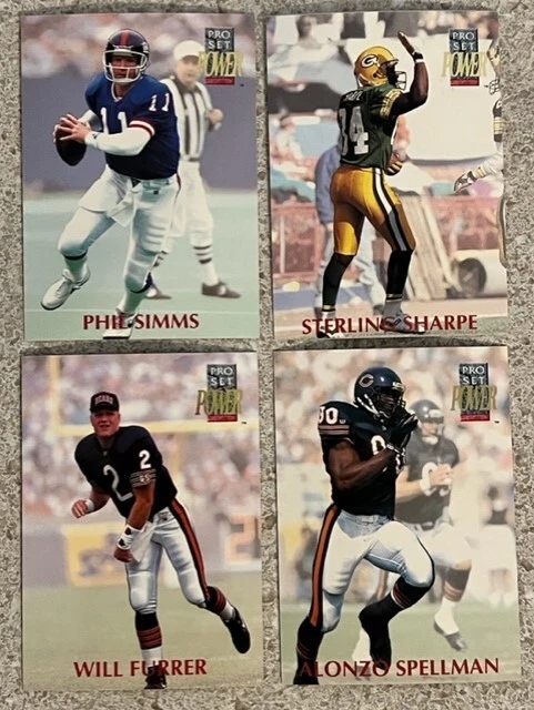 1992 Pro Set Football Power - You Pick (3) - Cards 1-330 RC Rookie Stars HOF