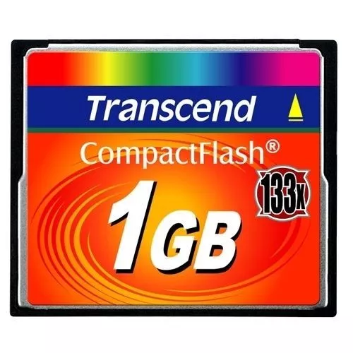 Genuine Transcend 1GB CompactFlash CF Card 133X,High Speed CF Card