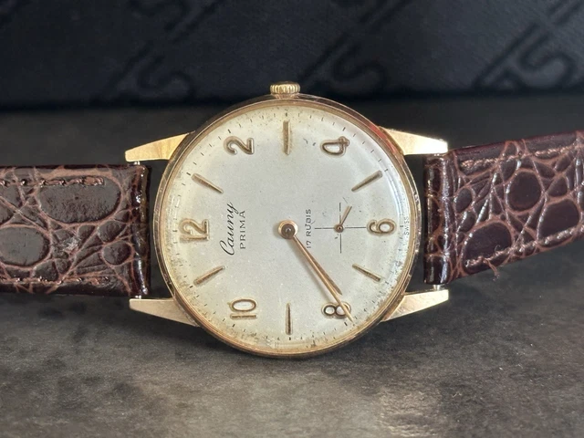 MOUVEMENT MONTRE ANCIENNE mécanique 13''' Cauny Prima 29,3 mm - F46-24