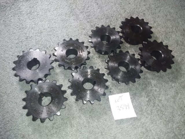 Lot 8 Vintage Small Industrial Roller Sprockets Steampunk Machine Gear Cog Wheel