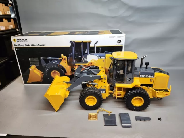 READ DESCRIPTION - John Deere 544J Wheel Loader ERTL Precision 1:16 Scale Model