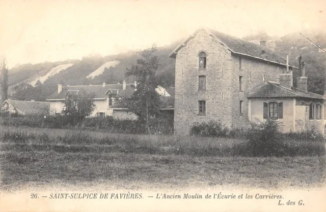 Cpa 91 Saint Sulpice De Favieres / Old Mill Of The Ecurie Et Les Carrieres