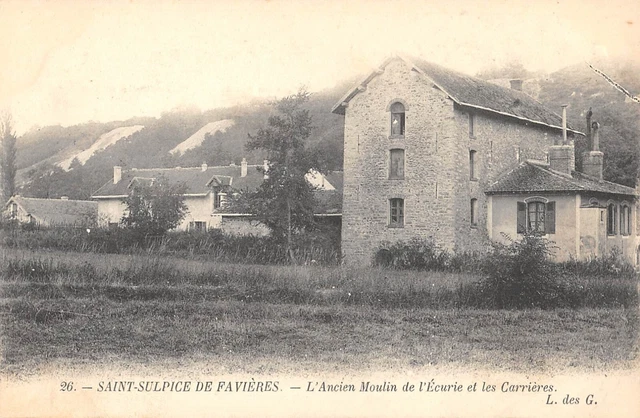 Cpa 91 Saint Sulpice De Favieres / Old Mill Of The Ecurie Et Les Carrieres