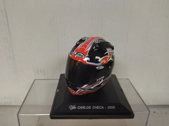 CASCO/HELMET 2005 CARLOS Checa Moto Gp 1:5 Spark Altaya EUR 10,50