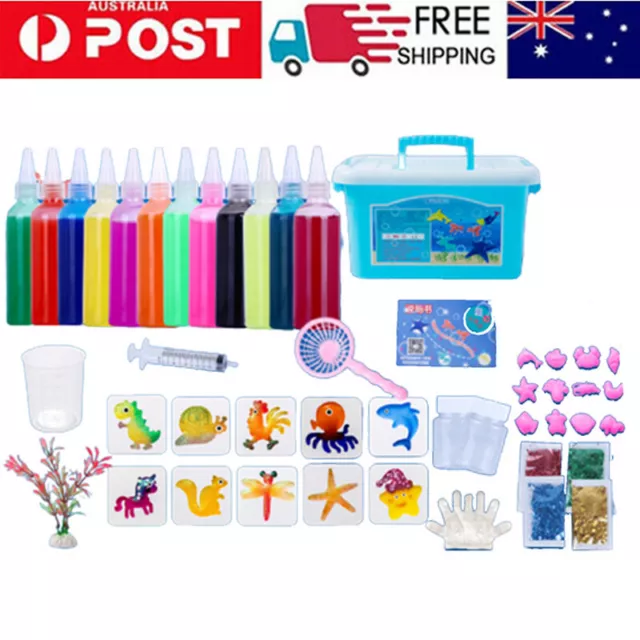 5-12 Color Magical DIY Water Elf Toy Kit Cartoon Style Sensory Toy Set Gift AU