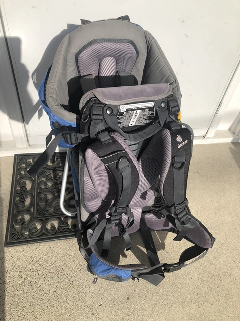 Deuter Kid Comfort2 Blue Gray Toddler Carrier Backpack