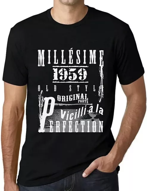 ULTRABASIC Homme Tee-Shirt Millésime Vieilli À La Perfection 1959 Millésime