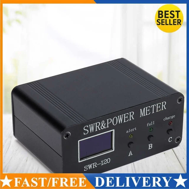 Misuratore di potenza a onde corte 1,8 MHz-50 MHz SWR tipo C ricarica 0,5 W-120 W con indicatore