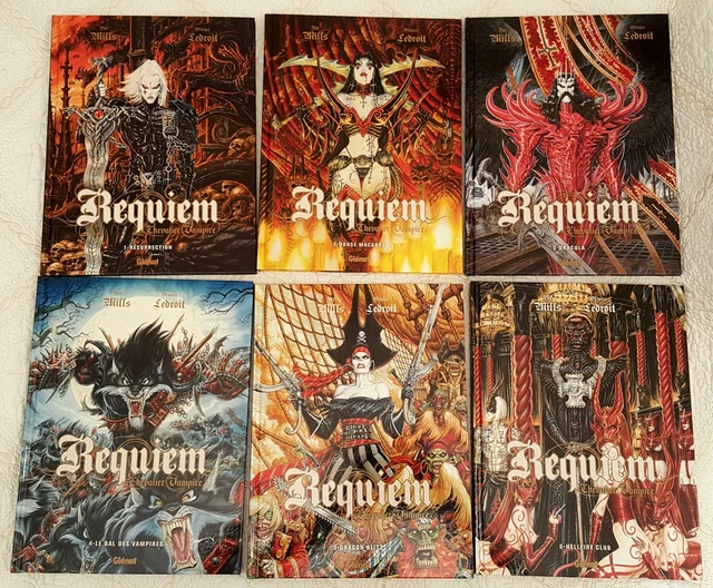 BD EO REQUIEM CHEVALIER VAMPIRE TOMES 1 à 6 GLENAT Olivier LEDROIT