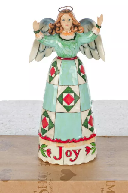 Jim Shore Heartwood Creek “Pure Joy” 8” Small Joy Angel Figurine 2008 4010532