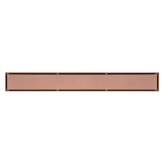 600MM Rose Gold Bathroom Rectangle Shower Grate Invisible Long Floor Drain