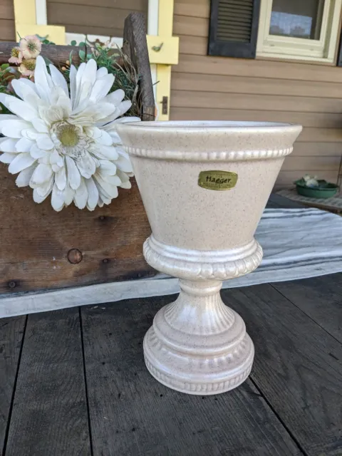 Vintage Haeger Pottery Light Pink Urn Vase