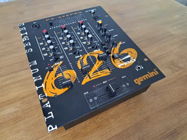 3-Kanal (Stereo) DJ-Mixer Gemini PS-626 PRO