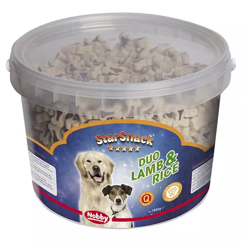 Nobby StarSnack Duo Lamb & Rice 1,8 kg, Hundesnack, UVP 16,99 EUR, NEU