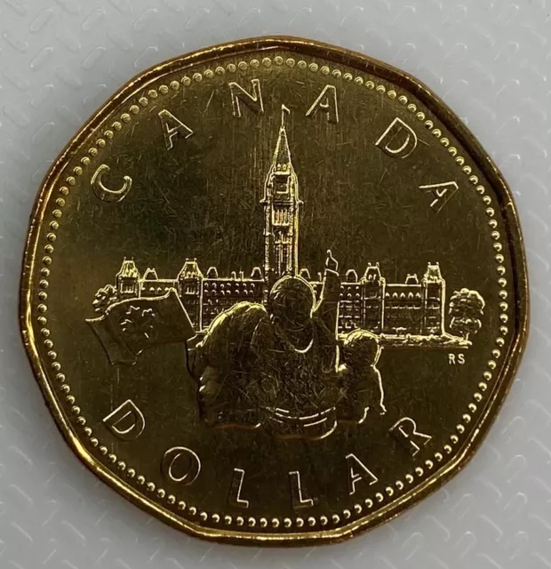 1992 Parliament Loonie Brilliant Uncirculated Dollar Coin